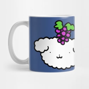 Grapes Fluffy Dog Face Mug